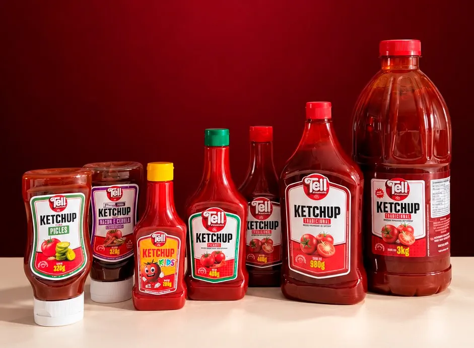 Tell Alimentos inova e expande linha de ketchups, fortalecendo a indústria local em Blumenau
