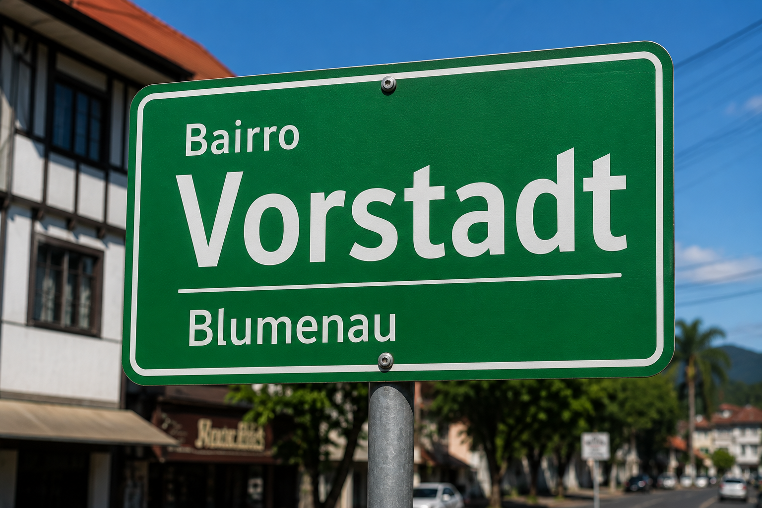 Você sabe por que existe um bairro chamado Vorstadt em Blumenau?