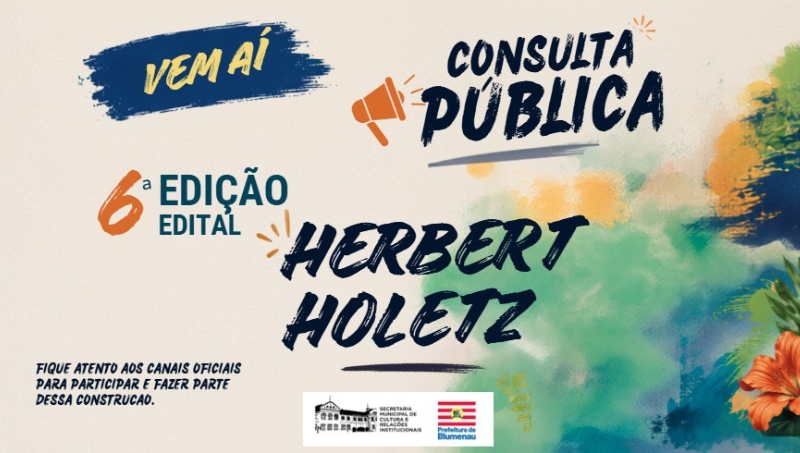 Blumenau Constrói Futuro Cultural: Edital Herbert Holetz É Recriado com Participação da Comunidade