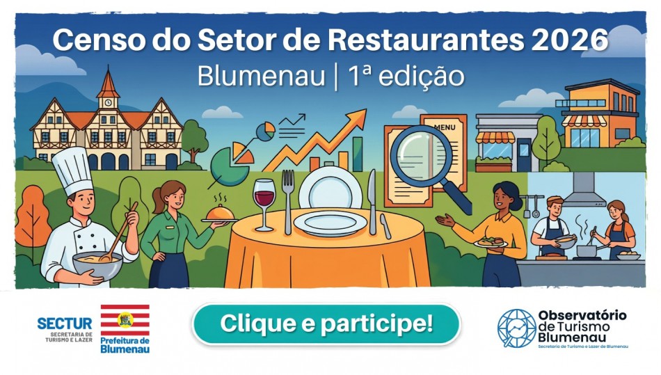 Blumenau inicia censo para fortalecer a gastronomia e impulsionar o turismo local