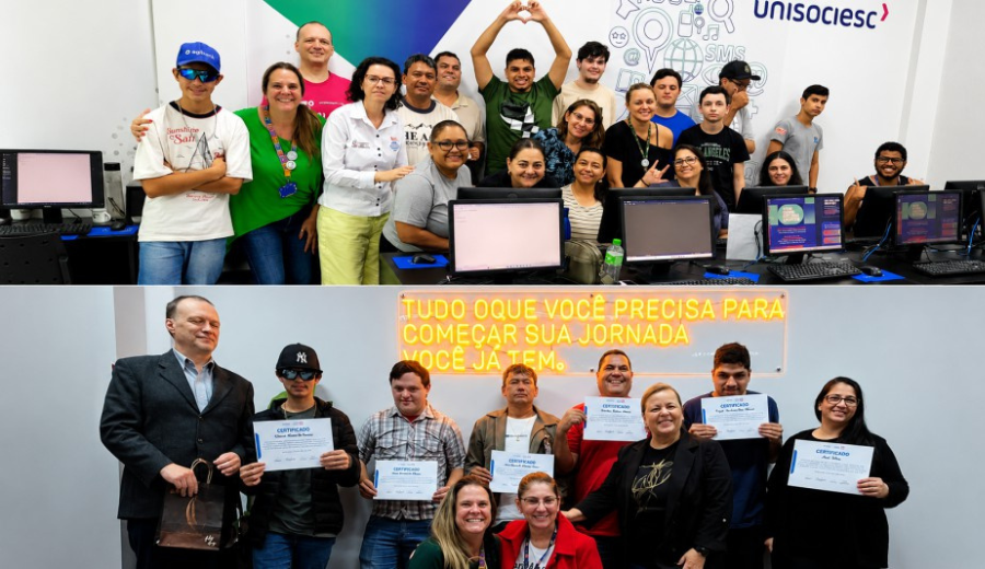 Blumenau oferece curso de informática intermediário para pessoas com deficiência visando inclusão no mercado