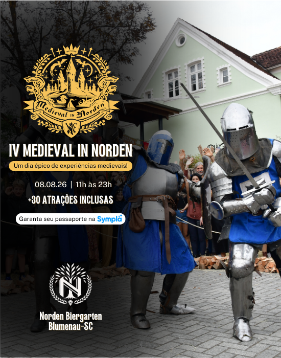 Blumenau se veste de medieval: IV Medieval in Norden chega ao Vale do Itajaí